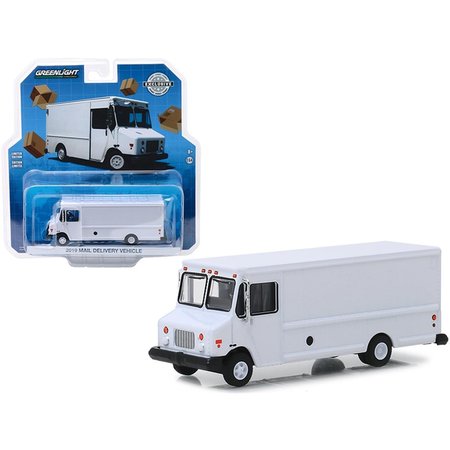 GREENLIGHT 2019 Mail Delivery Vehicle White Hobby Exclusive 0.16 0.4 Diecast Model 30097